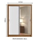 thumbnail image 3 of Ropero Closet Madesa Dallas 2 Puertas Corredizas con Espejo 2 Cajones MB, 3 of 5