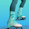thumbnail image 4 of Calentadores de piernas para patinaje artístico, calcetines elásticos para patinaje sobre hielo y gimnasio. Sin diamantes, 4 of 6