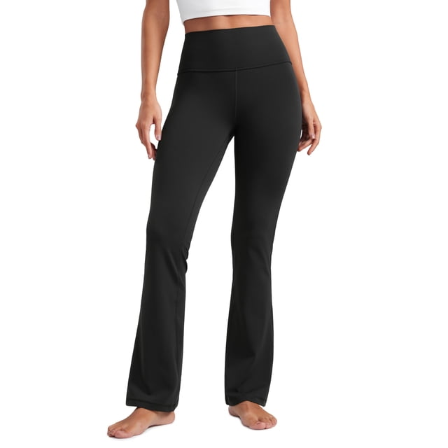 Pantalones CRZ YOGA Butterluxe Tiro Alto Acampanados 81 cm Negro M