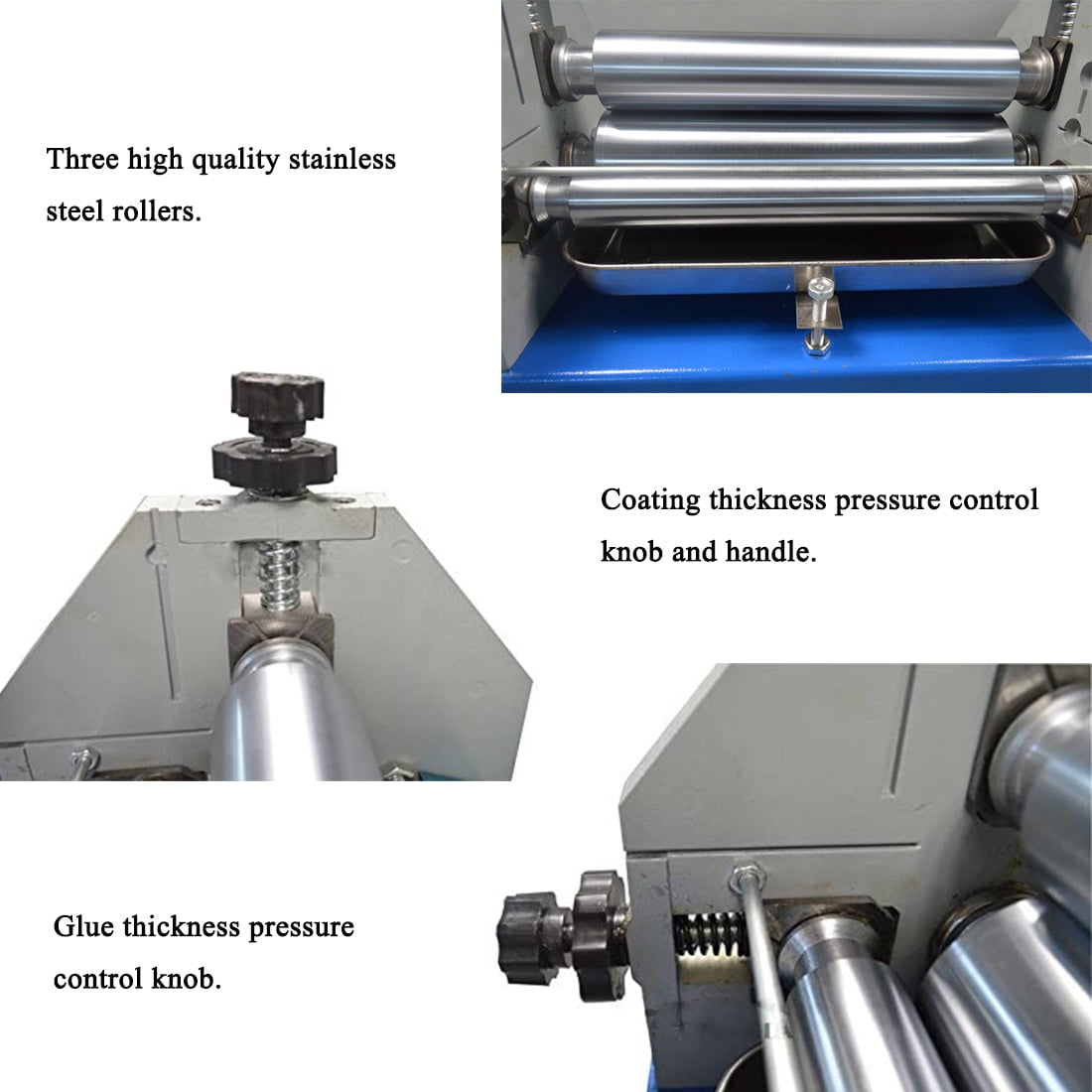 PreAsion White Emulsion Glue Coating Machine 23in Coating Width