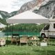 thumbnail image 2 of Carpa Cenador Plegable para Exteriores 3x3 metros - Montaje Rápido por Una Perfil - UPF 50+ Impermeable - Altura Ajustable - Incluye Bolsa de Transporte, 4 Sacos de Peso y Accesorios, 2 of 8