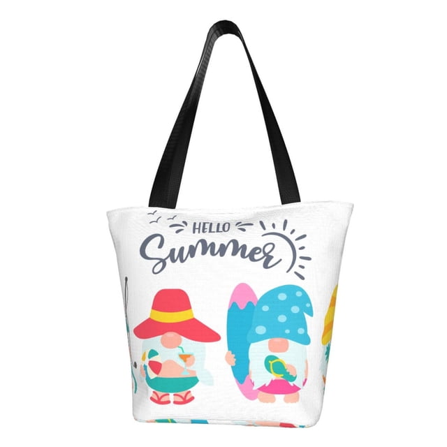 Easygdp Gnomes Summer Bolso de Hombro para Mujer, Bolso Bandolera y Cartera de Mano Elegante para Uso Diario