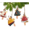 thumbnail image 3 of Christmas Santa Ornaments Tree Decorations Dancing Flying Tin Angels (Juego de 12) Xemadio WRJM-406, 3 of 8