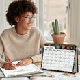 thumbnail image 7 of Small Desk Calendar 2025-2026 - Standing 2025 Desk Calendar,  MAY.2025 to JUN.2026, 8" x 6", Monthly Flip Desktop Calendar with To Do List, Your Personal Desk Calendar Planner for Home Office, 7 of 7