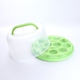 thumbnail image 5 of Cake Carrier with Lid and Handle, Cake Holder Plastic Cake Container, Portable Cake Saver with Cupcake Carrier, Cake Boxes for Cupcake Pie Cheesecake Serving XKHZJL, 5 of 7
