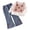 White A, variant on Enyan Toddler Baby Girl Clothes Fall Winter Baby Girl Outfit Floral Crewneck Sweatshirt Bell Bottom Jeans Pants Set,12-18 Months