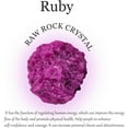 thumbnail image 3 of YWC-2PCS Natural Raw Rough Ruby Crystal Healing Crystal for Meditation Chakra Balance Tumbling Polishing Fountain Garden Decor DIY, 3 of 4