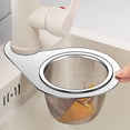 thumbnail image 6 of Clearance Drain Rack under $5 Kitchen Strainer Stainless Utensil Holder Food Rack Dish Drainer Gooseneck Design Vegetable Organiser For Kitchen Home Restaurant, 6 of 8