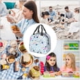 thumbnail image 7 of Raining Rainbow Lunch Bag Reusable Insulated Lunch Box Large Capacity Meal Tote for Women Men Cooler Bag Waterproof Tote Bag for Travel Picnic Hiking Work, 7 of 7