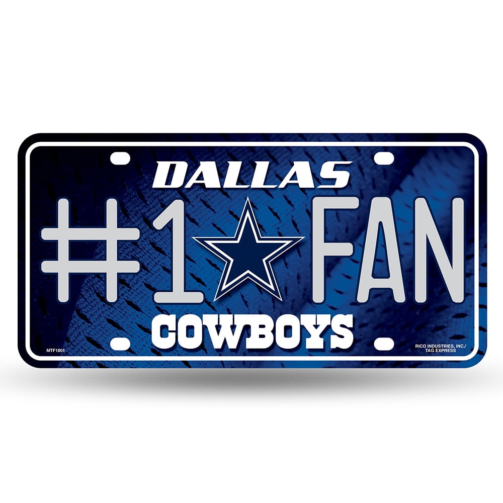 NBA #1 Fan Metal License Plate Tag
