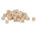thumbnail image 2 of Pack of 50 Natural Wooden Squre Mini Cubes Embellishments for Craft 1mm, 2 of 5