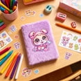 thumbnail image 4 of Bcylexb Plush Journal Notebook, Fluffy Fuzzy Soft Cover Journal With Cute Cartoon Animal Designs for Students Teens Gift Writing Stationery, 4 of 6