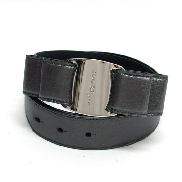 Ferragamo 3.5cm Leather Belt - Men - Black Belts
