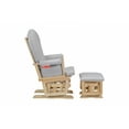 thumbnail image 3 of Suite Bebe Contempo Nursery Glider with Ottoman, Natural Wood and Dove Gray Fabric, 3 of 8