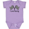 thumbnail image 3 of Inktastic I Love Racing Boys or Girls Baby Bodysuit, 3 of 5