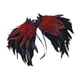 thumbnail image 3 of Chal de plumas Strade Fareast Limited accesorio disfraz Halloween plumas artificiales Rojo y negro, 3 of 8