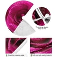 thumbnail image 2 of FMSHPON Valentines Mother's Day Rose Xmas Christmas Tree Skirt Stand Mat for Holiday Party Decoration Indoor Outdoor 48 inches, 2 of 6