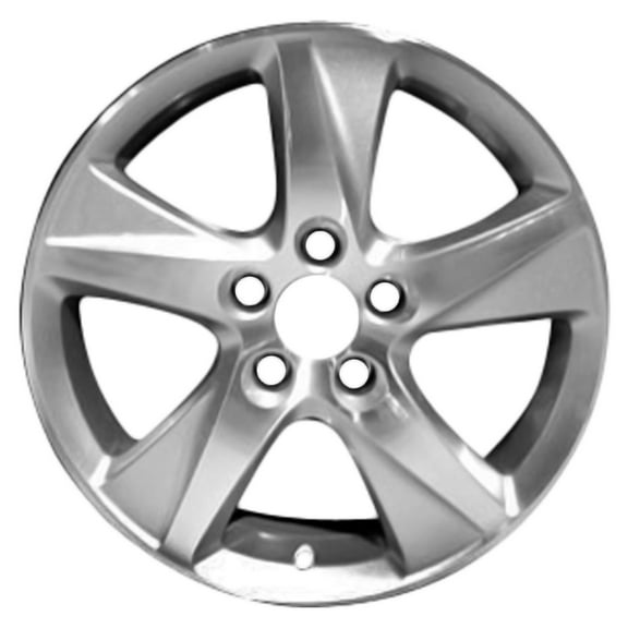 Pre-Owned Original Equipment Machined and Painted Medium Silver Metallic Aluminum Wheel 17 x 7.5 fits 2011-2014 Acura TSX (Good)