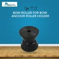 thumbnail image 2 of MARINE CITY Black Environmental Friendly PU Bow Roller for Bow Anchor Roller Holder Replacement Bow Roller 2-3/8 Inches for Marines Boats Yachts Kayaks Pack of 1, 2 of 7