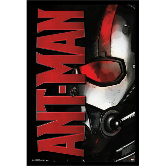 Marvel Cinematic Universe - Ant-Man - Helmet Wall Poster, 22.375" x 34", Framed