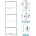 thumbnail image 3 of Metal Corner Wire Shelving Units with Adjustable Feet for Balcony, Kitchen, Bathroom, 3 of 14