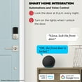 thumbnail image 2 of Kwikset Halo Touchscreen Wi-Fi Smart Deadbolt Hardware Lock with Smartkey Satin Nickel, 2 of 11