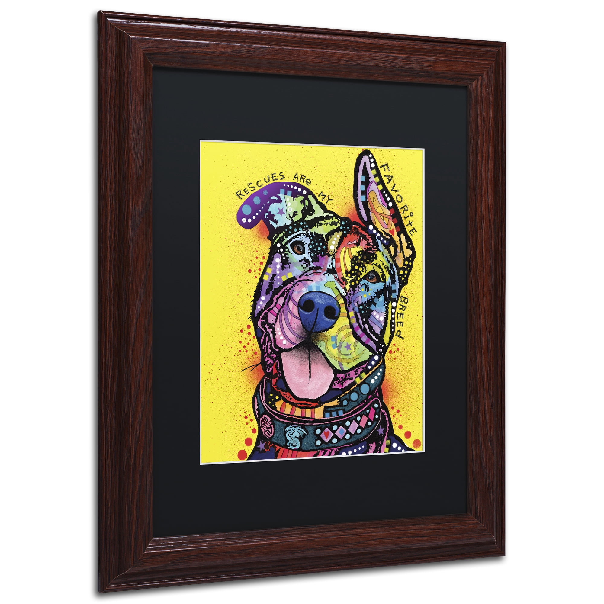 Trademark Fine Art 'My Favorite Breed' Matted Framed Art by Dean Russo
