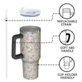 thumbnail image 4 of Mega Mug 40oz – Stainless Steel Insulated Tumbler with Handle and Straw, Large Capacity Travel Cup for Hot & Cold Drinks, 4 of 7