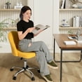 thumbnail image 3 of Furmax Home Office Chairs  with Adjustable Height,  Comfortable Swivel Rolling Chair for Office Study Bedroom Living Room, Yellow, 3 of 6