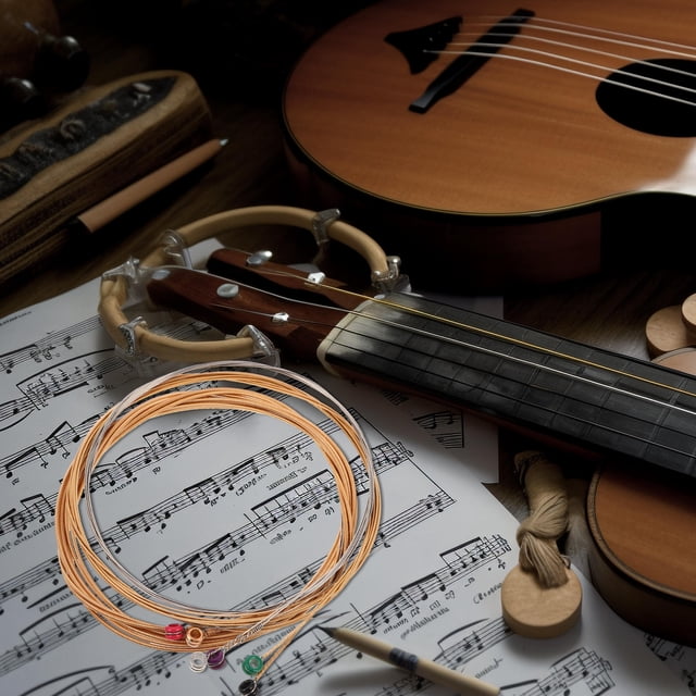 BESTYASH 6Ud Cuerdas De Guitarra Folk De Metal Con Sonido Puro Y Durabilidad Para Reemplazo Fácil
