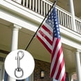 thumbnail image 4 of Jiaroswwei 4Pcs/Set Flag Swivel Clip Heavy Duty Zinc Alloy Weather Resistant Pet Leash Buckle Flagpole Halyard Rope Snap Hook Flagpole Accessories, 4 of 7