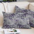 thumbnail image 2 of Purple Grey Abstract Throw Pillow Cover 12 x 20 Inch Decorative Pillow Cover Modern Graffiti Distressed Mottled Art Lumbar Pillowcase Seasonal Rectangle Cushion Case for Couch Sofa Bed Living Room, 2 of 9