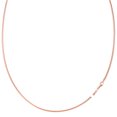 thumbnail image 1 of Round Omega Chain Necklace With Screw Off Lock In 14k Rose Gold, 1.5mm, 16", 1 of 4