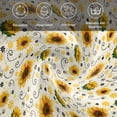 thumbnail image 6 of Vintage Sunflower Cloth Napkins, Summer Botanical Farmhouse Floral Washable and Reusable Dinner Napkins Set of 4, Table Napkin for Kitchen Party Birthday Wedding Hotel Housewarming 20"x20", 6 of 9