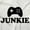 White, variant on Video Game Junkie Gamer Nerdy Gaming Crewneck T Shirts Boy Girl Teen Brisco Brands L
