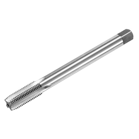 Uxcell M13x1.5mm Metric Thread Tap, High Speed Steel 130mm Length Straight Flute Right Hand Thread Screw Tapping Tool