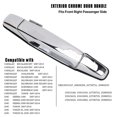 thumbnail image 2 of Manija de Puerta Exterior CHAO Cromada Lado Pasajero Delantero Derecho Compatible con Cadillac Escalade Chevy Avalanche Silverado Suburban Tahoe GMC Sierra 2007-2014, 2 of 5