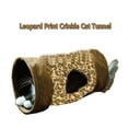 thumbnail image 5 of Leopard Print Crinkle Cat Tunnel Cat Toy, 5 of 5