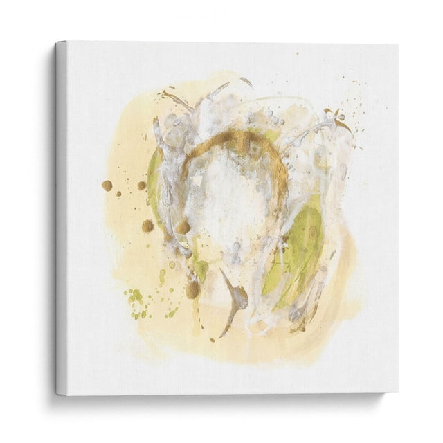 Cuadro decorativo - Musgo Oro Iii, June Erica Vess 25x25 Canvas Lab Abstracto, Contemporáneo,