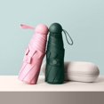 thumbnail image 3 of Parapluie Capsule Portable Mini Pare-Soleil Cinq Plis Protection UV pour Femmes Usage Double Soleil et Pluie Compact, 3 of 6