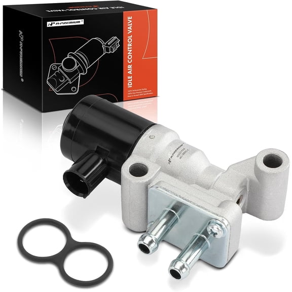A-Premium Fuel Injection Idle Air Control Valve Compatible with Honda Civic 1992-1995, Civic del Sol 1993-1995 & Acura Integra 1992-1997, 1.6L 1.8L, Replace# 36450P28A01
