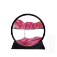 thumbnail image 2 of Moving Sand Art Hourglass Decor, Plastic Dynamic Sandscape Ornament for Home, Office Desk, Wine Cabinet, Stress Relief, Elegant Home Display, 2 of 7