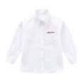 thumbnail image 5 of Fozruso Boys Uniform Dress Shirt, Long Sleeve Button-Down Shirts for Kids School Daily Casual, 5 of 6