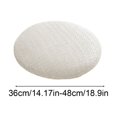 thumbnail image 3 of Bwomeauty Home Decor, Round Linen Bar Stool Cover Elastic Textured Fabric Slipcover For Adjustable Swivel Rolling Stool Seat Cushion Protector, Family Gifts, 3 of 6