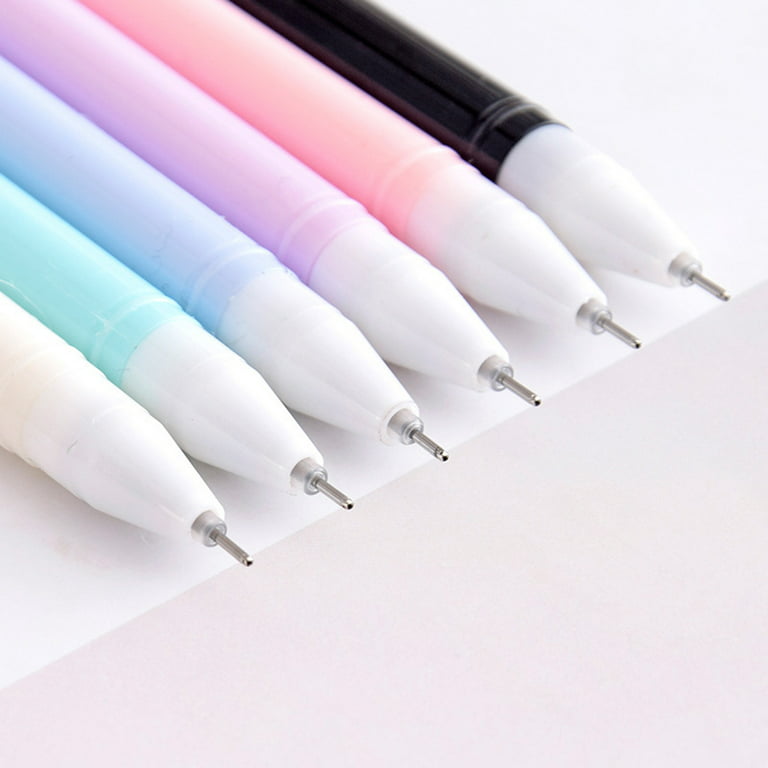 6 PCS Colored Gel Pens, Pastel Quick Dry Ink Pens, 0.5mm Fine
