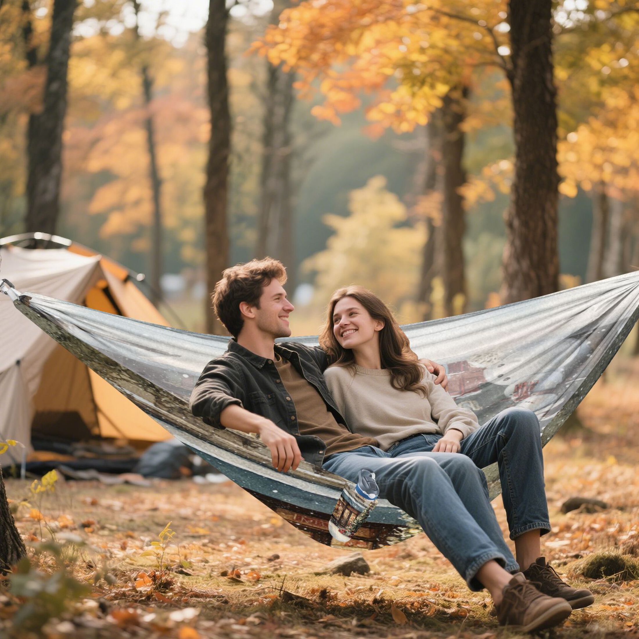 Hammock Camping Hammock Nylon Portable Hammock Travel Camping Hammock Beautiful Christmas Snow Night