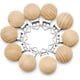 thumbnail image 1 of Juego de 10 pinzas de madera de haya de alta calidad, pinzas para chupete, pinzas para chupete, pinza de madera natural (sin orificio), 1 of 5