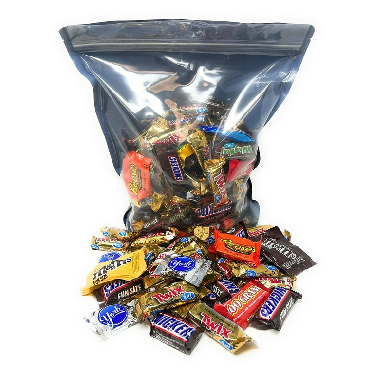  M&M's Milk Chocolate Candies Fun Size Bags - 3 lb. : Grocery &  Gourmet Food