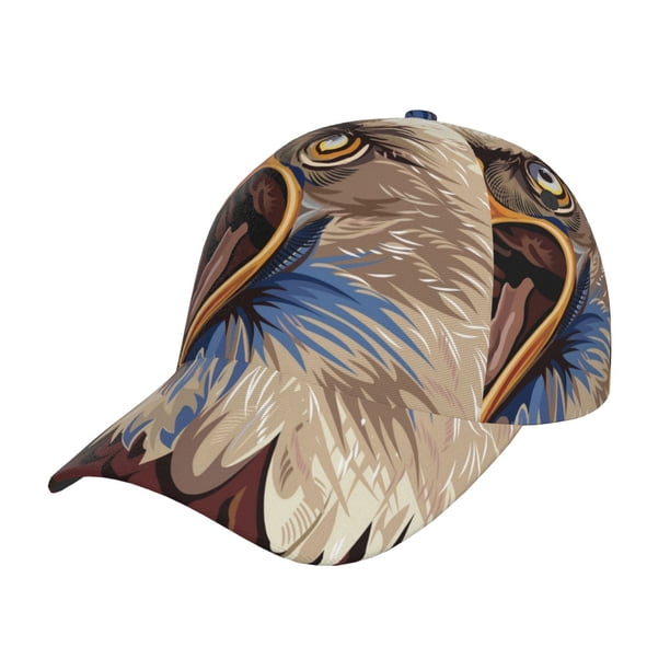 Balery Eagle With USA Flags Gorra de béisbol de tamaño ajustable para correr, entrenar y actividades al aire libre. Gorra de papá para todas las estaciones.