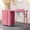 Pink, variant on BoldGear Foldable Manicure Table Nail Table for Nail Tech, Nail Desk Station Makeup Beauty Salon Storage with Electric Dust Collector, Lockable Wheels, Wrist Cushion, Drawers & Cabinet,Pink